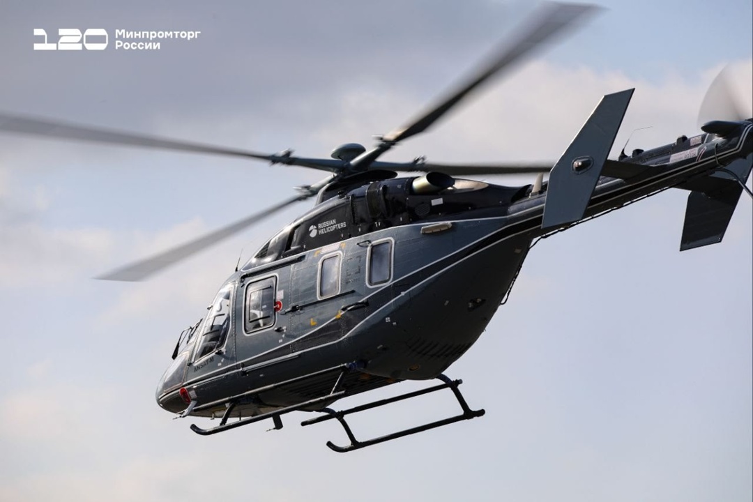 Импортозамещенный вертолет «Ансат» совершил первый полёт с отечественным двигателем ВК-650В