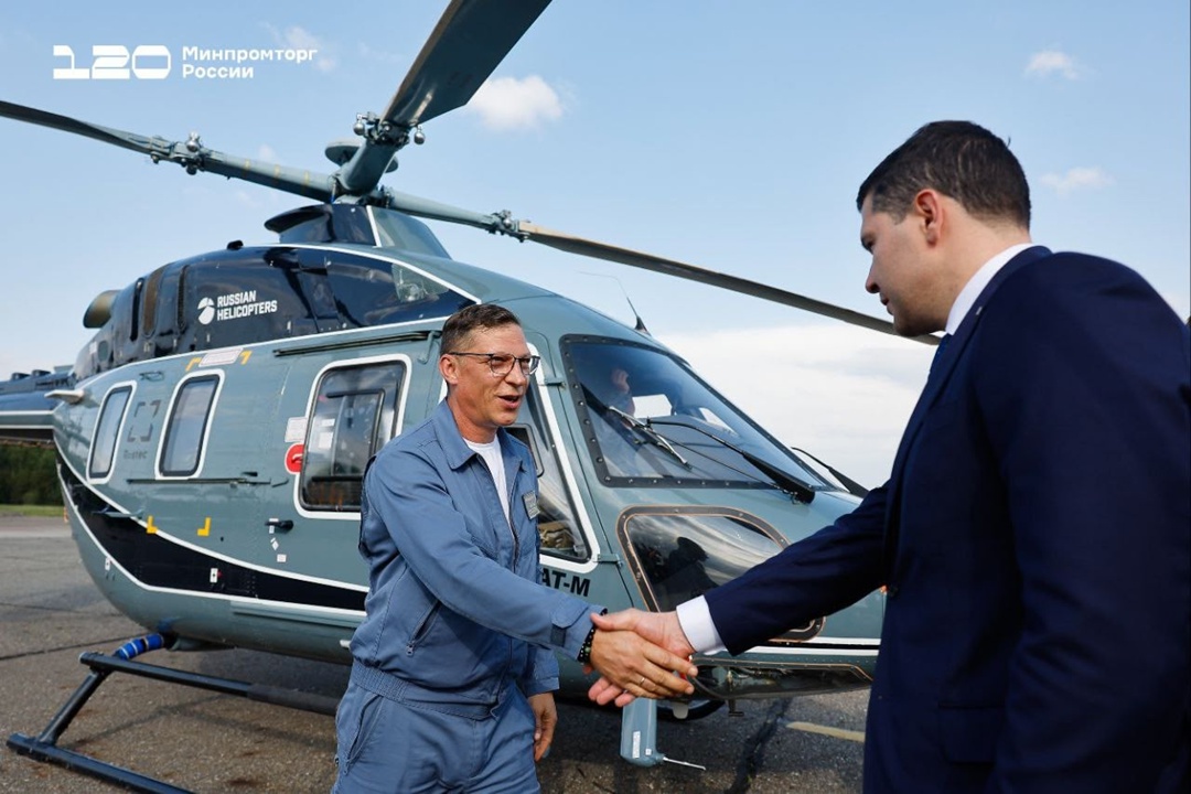 Импортозамещенный вертолет «Ансат» совершил первый полёт с отечественным двигателем ВК-650В