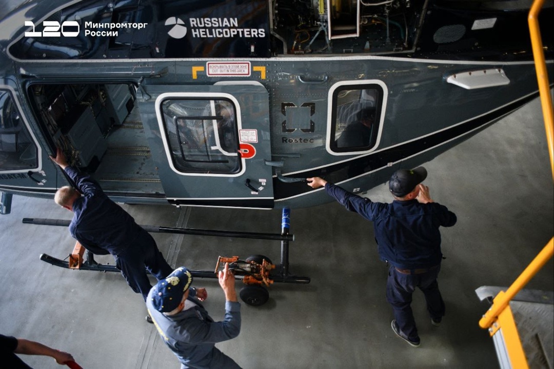 Импортозамещенный вертолет «Ансат» совершил первый полёт с отечественным двигателем ВК-650В