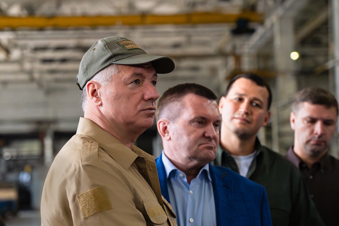 Марат Хуснуллин совершил рабочую поездку в Запорожскую область