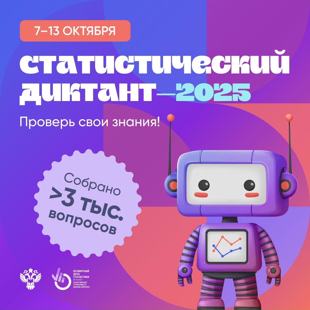 Школьник из Крыма, профессор из Казани, статистик из Владивостока. Что у них общего? Все они готовили вопросы для Статистического диктанта-2025.