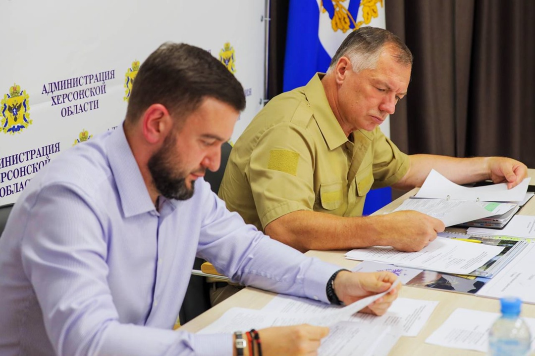 Марат Хуснуллин провел совещание по вопросам социально-экономического развития Херсонской области и посетил ряд объектов.