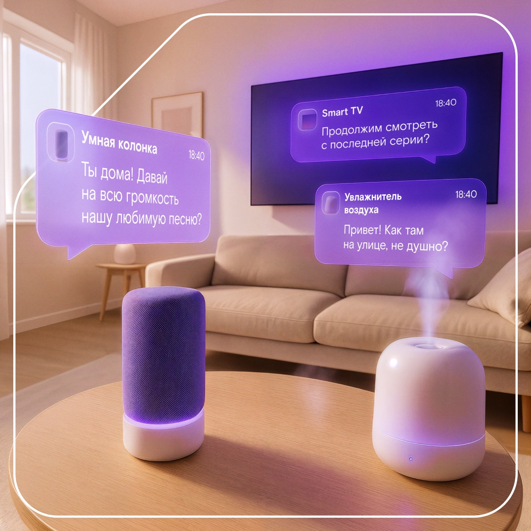 Представьте на минутку, что устройства в вашем доме научились разговаривать