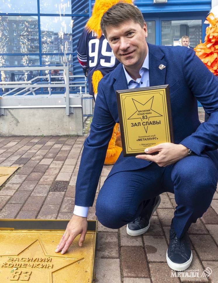 Звезда Василия Кошечкина – теперь на Аллее Славы «Металлурга»!