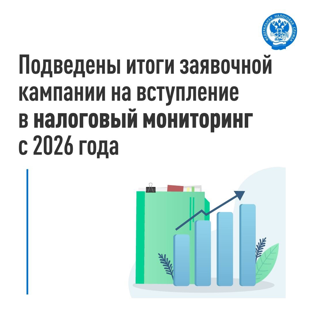 147 организаций планируют перейти на налоговый мониторинг в 2026 году
