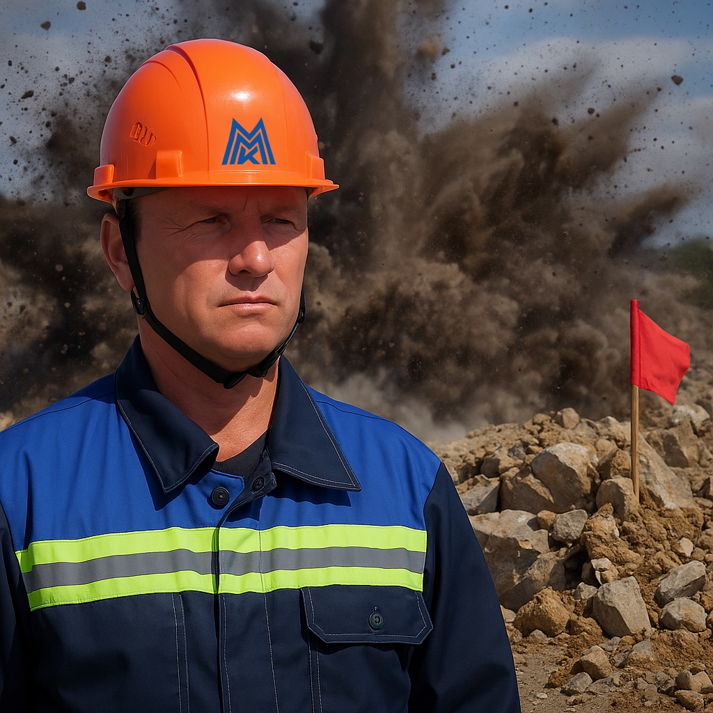 Анатолий Бикбаев работает на ММК уже 23 года. За это время он провёл больше 300 взрывов в карьере – работа, где ошибаться нельзя