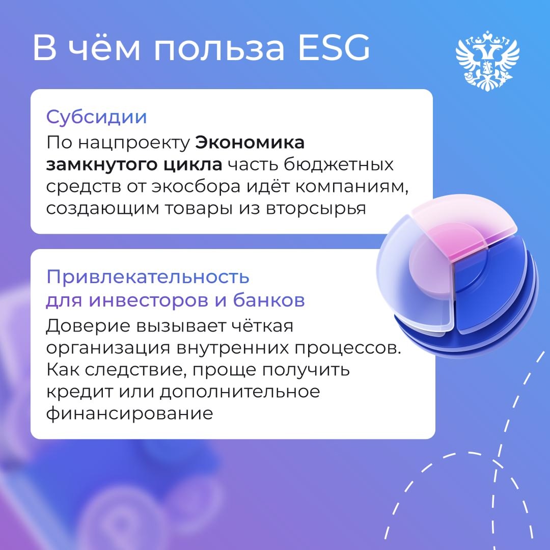 ESG — бизнес-инструмент, чтобы заявлять о себе делами