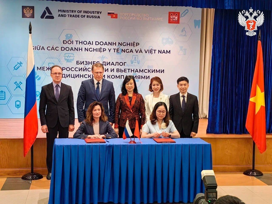 Россия и Вьетнам подписали меморандумы о сотрудничестве в сфере онкологии, а также в сфере разработки лекарственных препаратов
