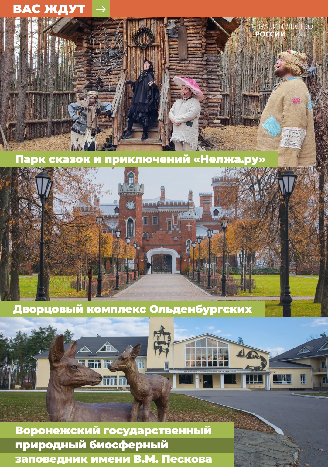 Усадьбы Тамбовской области, Дворцовый комплекс Ольденбургских, музей Ивана Бунина и парк со Змеем Горынычем – все это встретится вам на пути во время…