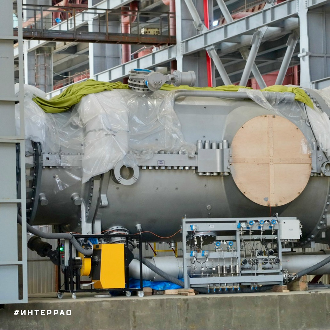 На Каширской ГРЭС завершается монтаж котельного оборудования строящейся ПГУ-900