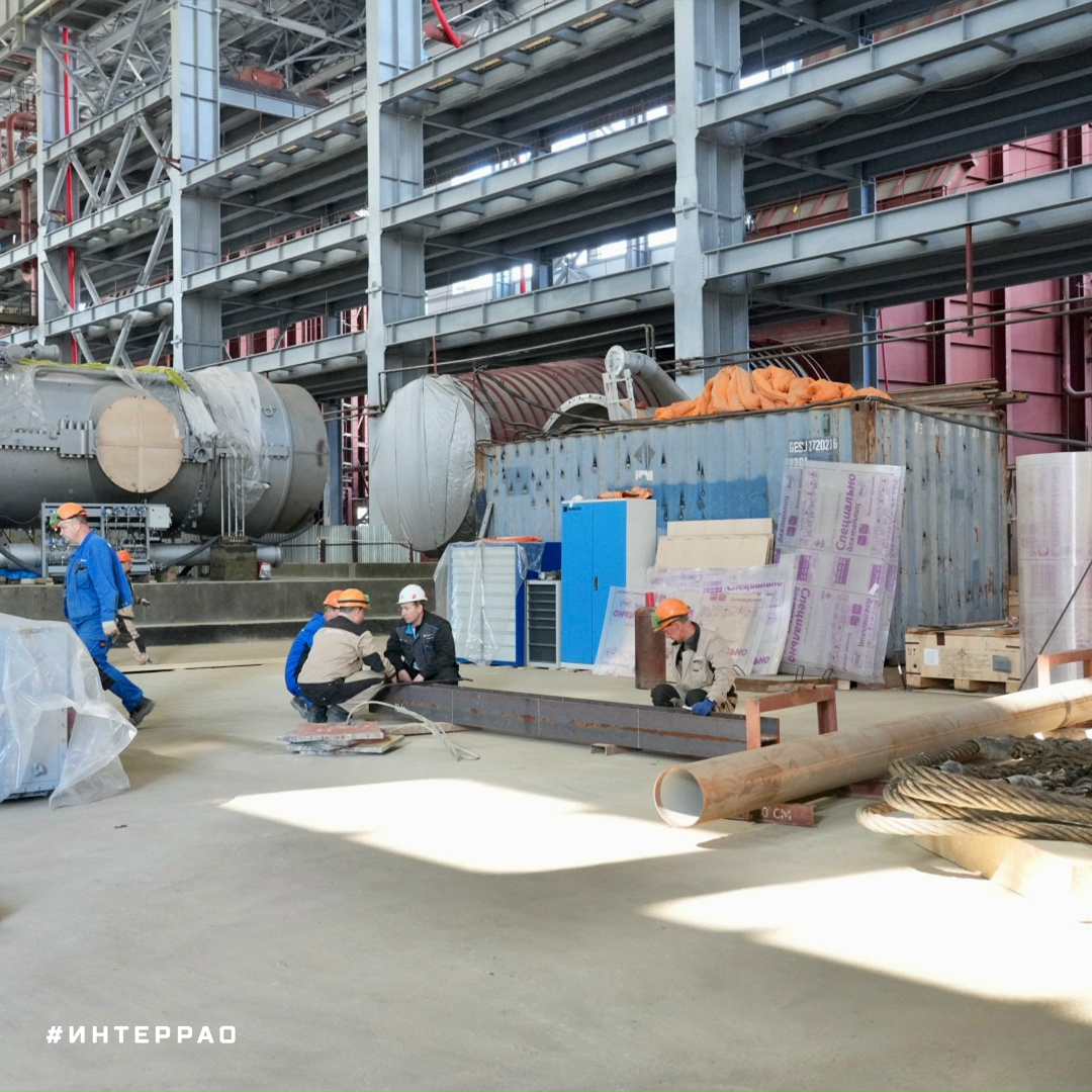 На Каширской ГРЭС завершается монтаж котельного оборудования строящейся ПГУ-900