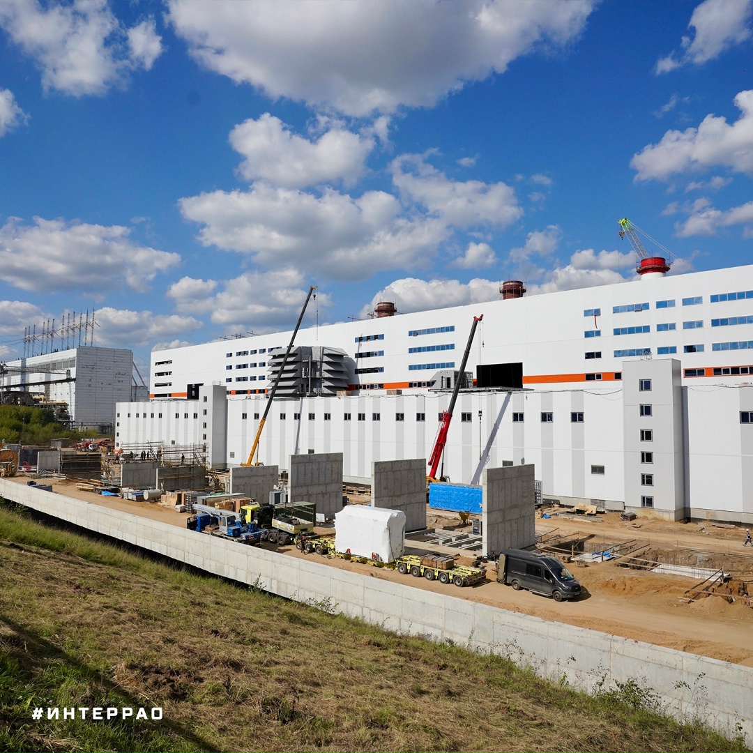 На Каширской ГРЭС завершается монтаж котельного оборудования строящейся ПГУ-900