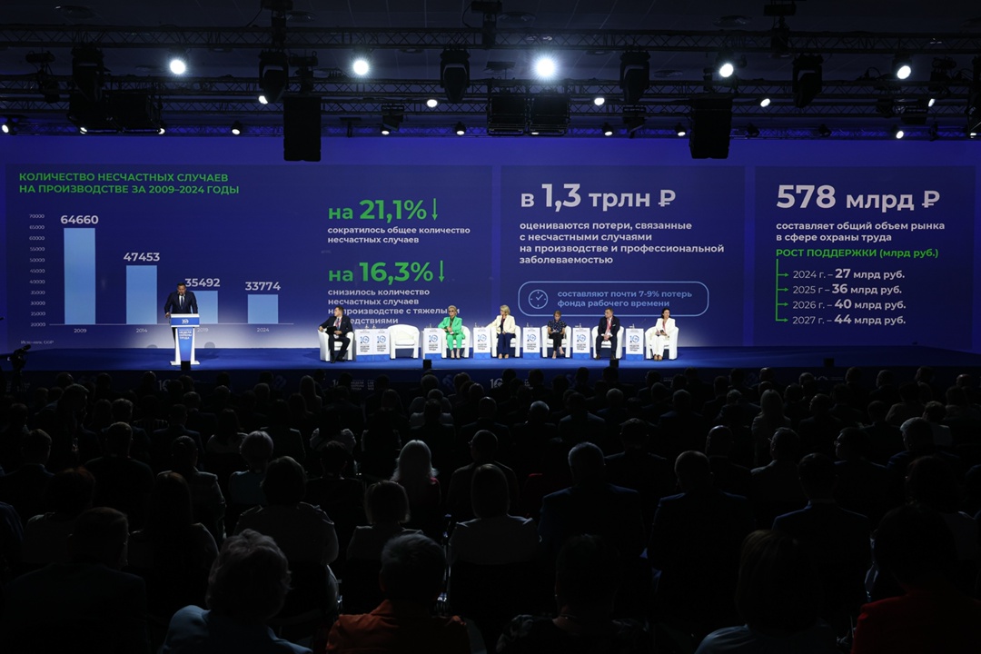 Глава Минтруда Антон Котяков на ВНОТ-2025 рассказал о ключевых направлениях развития сферы охраны труда.