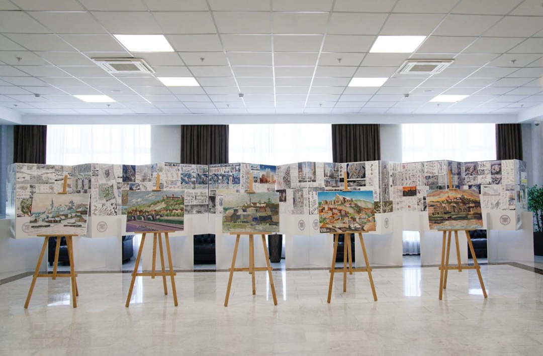 В Минстрое России открылась выставка макетов и живописи студентов НИУ МГСУ и МАРХИ