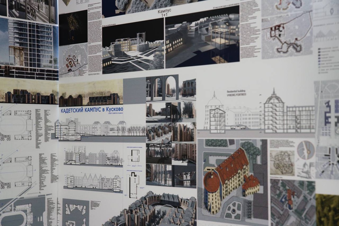 В Минстрое России открылась выставка макетов и живописи студентов НИУ МГСУ и МАРХИ