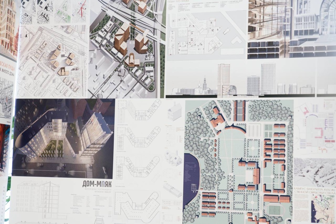 В Минстрое России открылась выставка макетов и живописи студентов НИУ МГСУ и МАРХИ