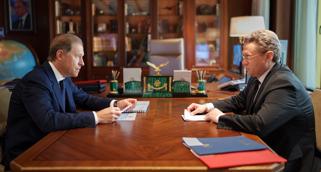 Денис Мантуров встретился с губернатором Вологодской области Георгием Филимоновым.