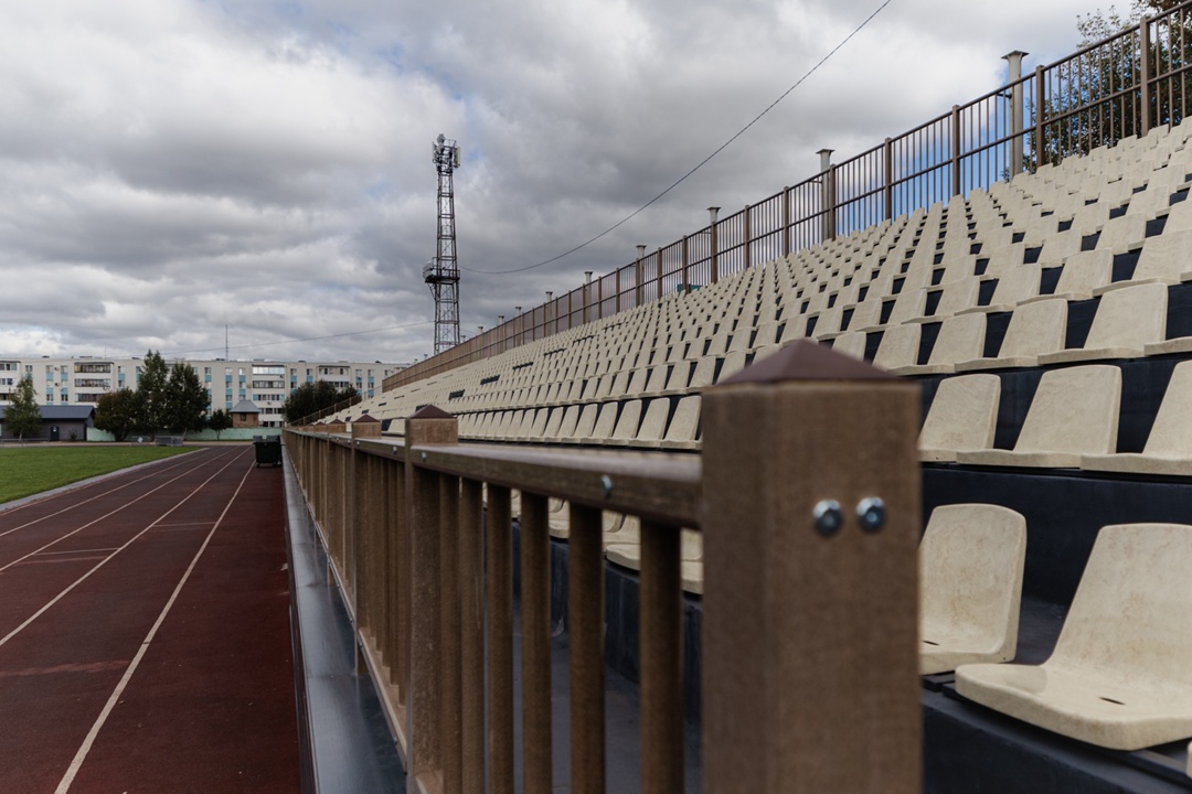 В Альметьевске теперь самый экологичный стадион в стране!