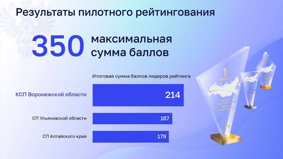В пилотном рейтинговании приняли участие 20 региональных контрольно-счетных органов