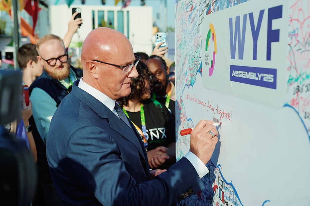 Дмитрий Чернышенко открыл слет Всемирного фестиваля молодежи в Нижнем Новгороде.