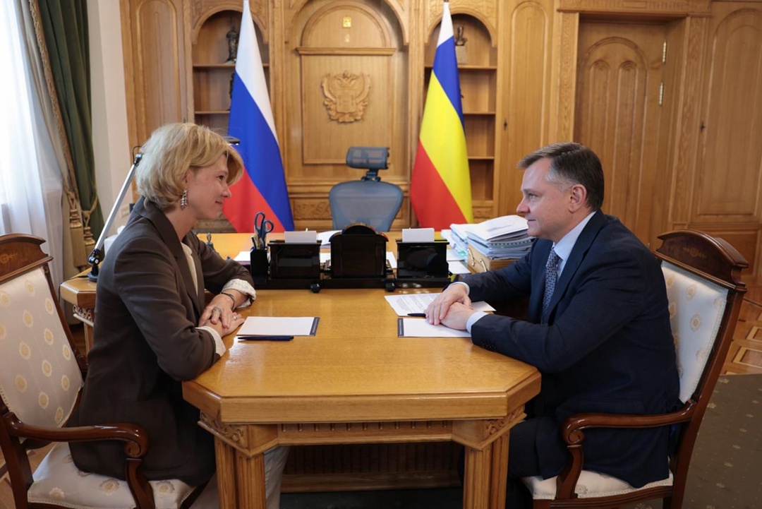 Оксана Лут и Юрий Слюсарь обсудили поддержку аграриев Ростовской области