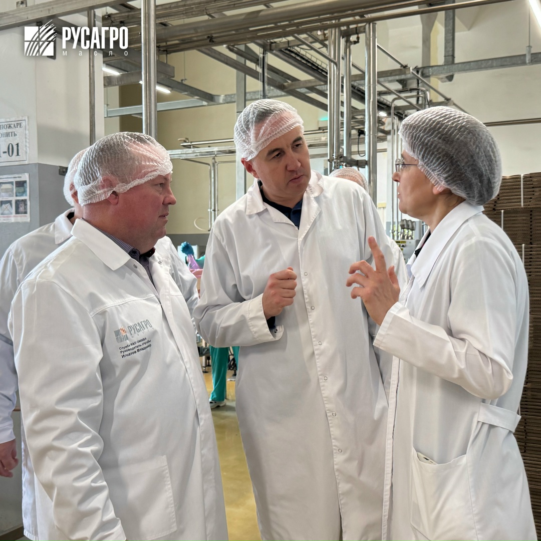Генеральный директор «Русагро Масло» Алексей Охлопков посетил производственную площадку в Нижнем Новгороде.