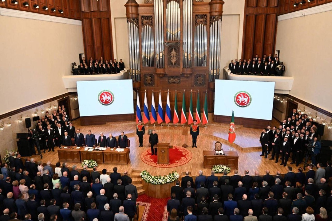 Глава Минстроя России Ирек Файзуллин принял участие в торжественной церемонии по случаю вступления в должность Раиса Республики Татарстан