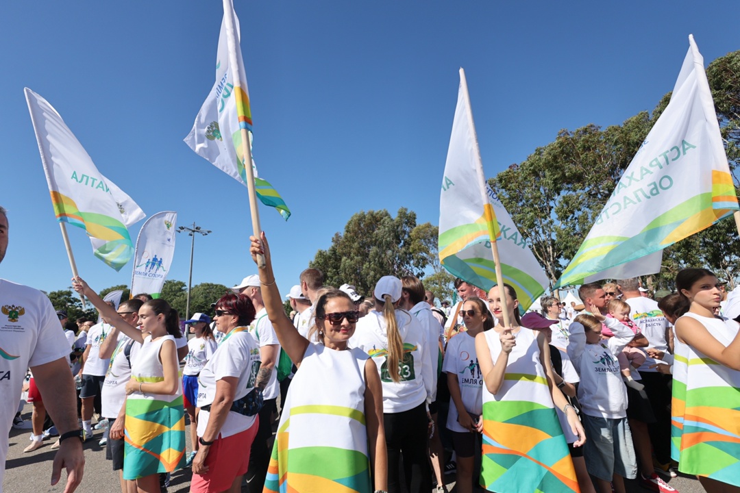 Оксана Лут и Михаил Дегтярев дали старт финалу всероссийского марафона «Земля спорта».