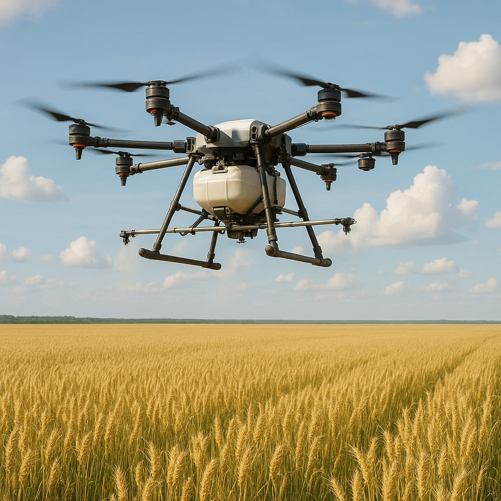 В России разработан новый мультироторный беспилотный летательный аппарат сельскохозяйственного назначения. С помощью дрона можно высевать семена, вносить…