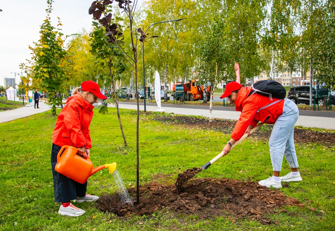 75 деревьев к 75-летию Компании В Нижнекамске состоялось открытие сквера «75-летия Татнефти»