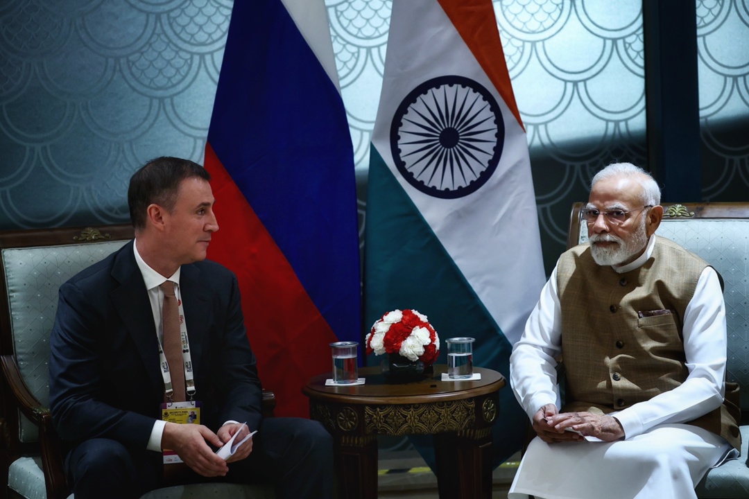 Дмитрий Патрушев встретился с премьер-министром Республики Индия Нарендрой Моди.