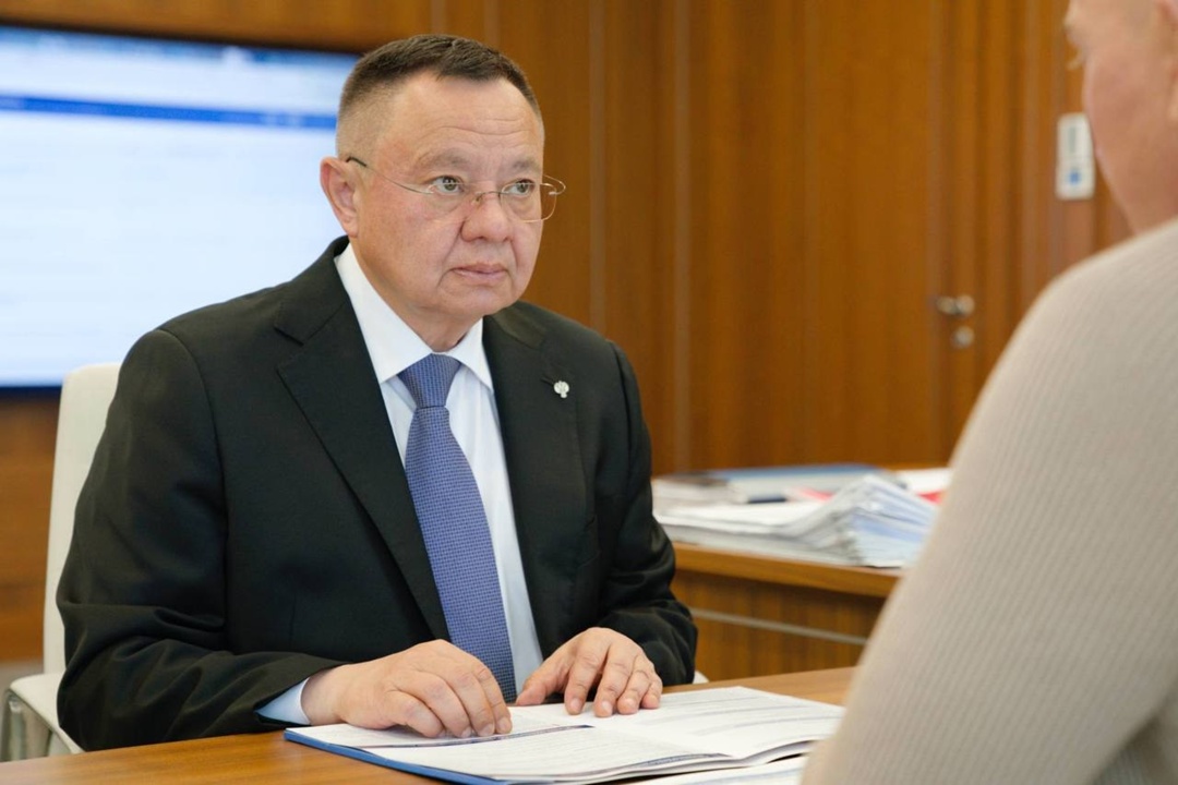 Министр строительства и ЖКХ РФ Ирек Файзуллин провел рабочую встречу с генеральным директором ГК «Трансстройинвест» Алексеем Фоменко