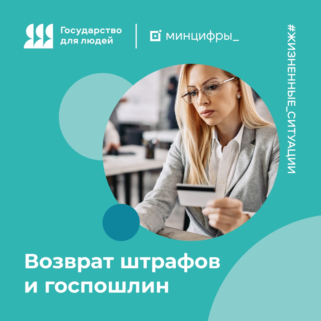 Жизненные ситуации на Госуслугах: как вернуть штраф или госпошлину