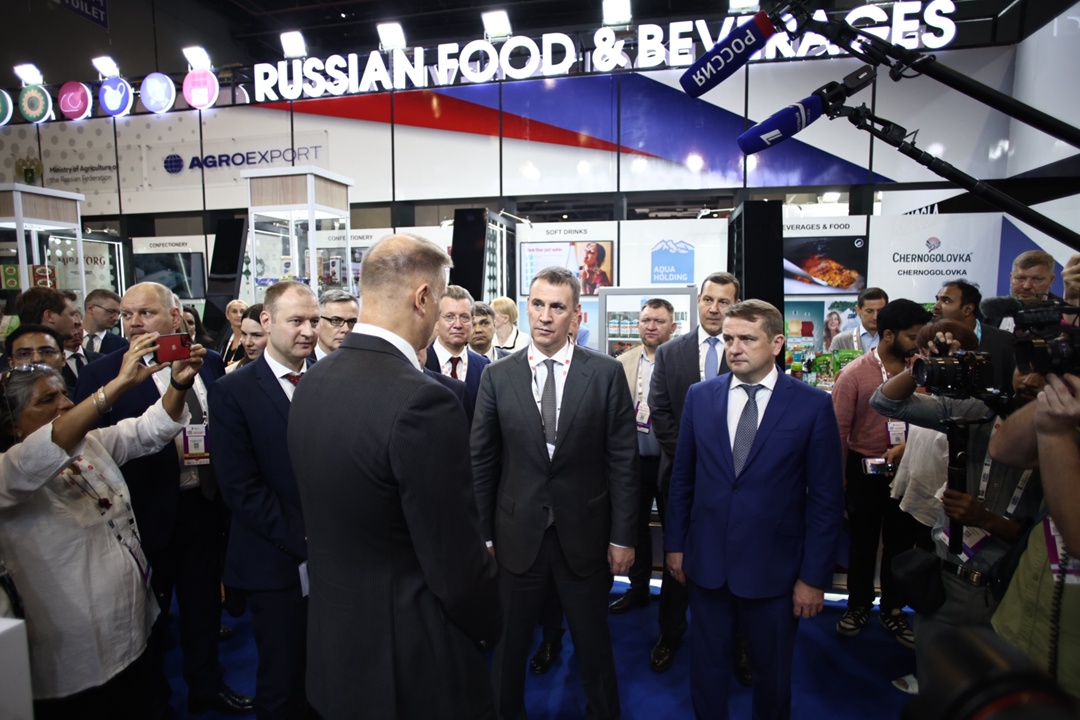 Дмитрий Патрушев посетил выставку продовольствия World Food India 2025.