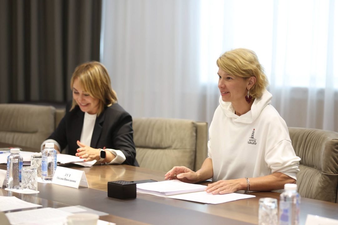 В Минсельхозе прошла встреча Оксаны Лут и губернатора Красноярского края Михаила Котюкова