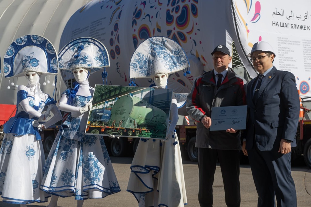 «Росатом» отправил корпуса реакторов ВВЭР-1200 для зарубежных атомных электростанций. Оборудование будет установлено на первом энергоблоке АЭС «Эль-Дабаа» в…