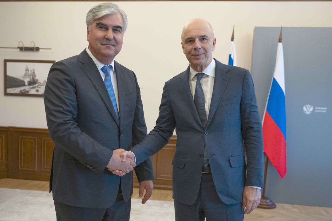 Антон Силуанов и Файзиддин Каххорзода обсудили финансовое сотрудничество России и Таджикистана