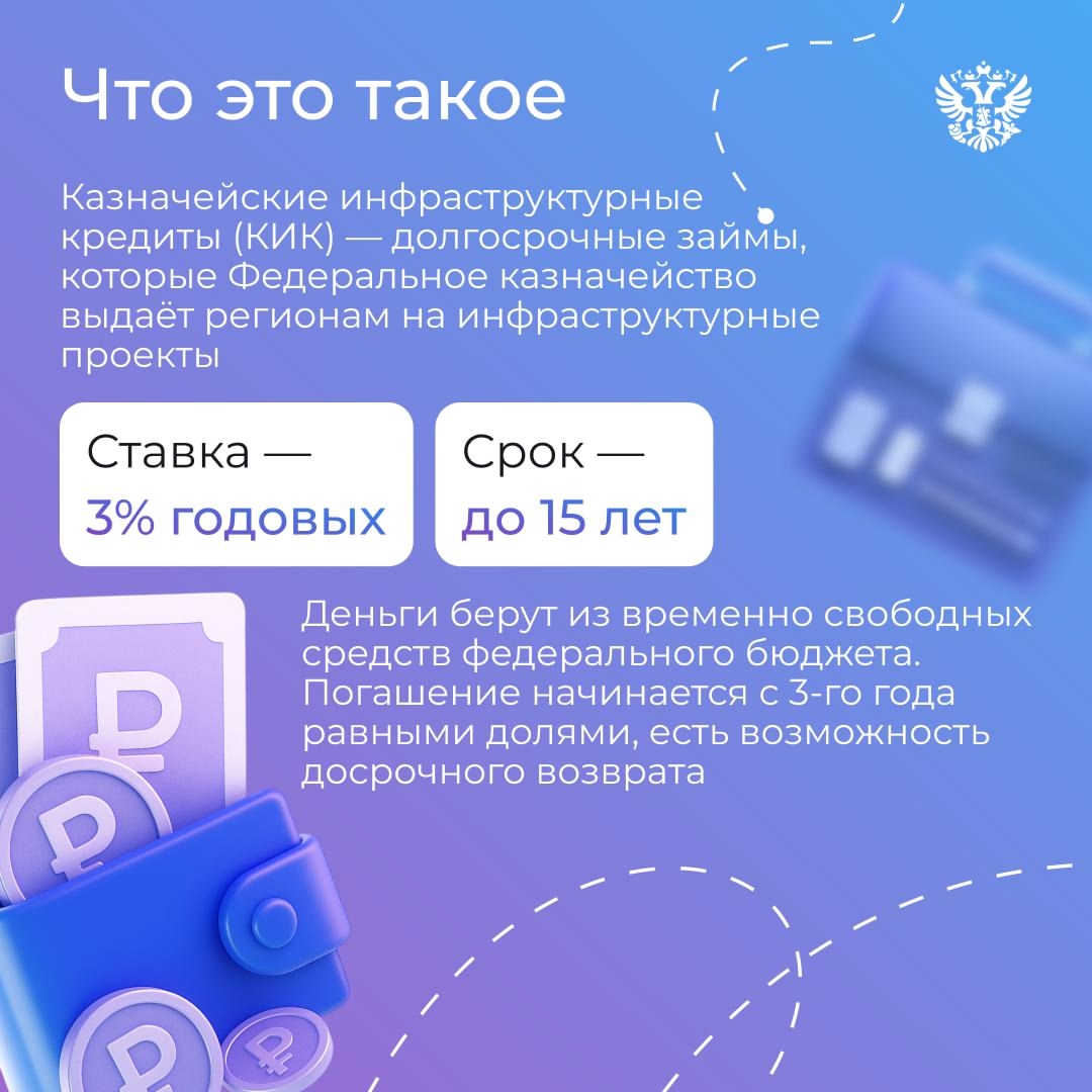 Туристические кластеры в Калининграде и на Байкале, технопарк в Перми, аэропорт в Омске — примеры того, как работают казначейские инфраструктурные кредиты…