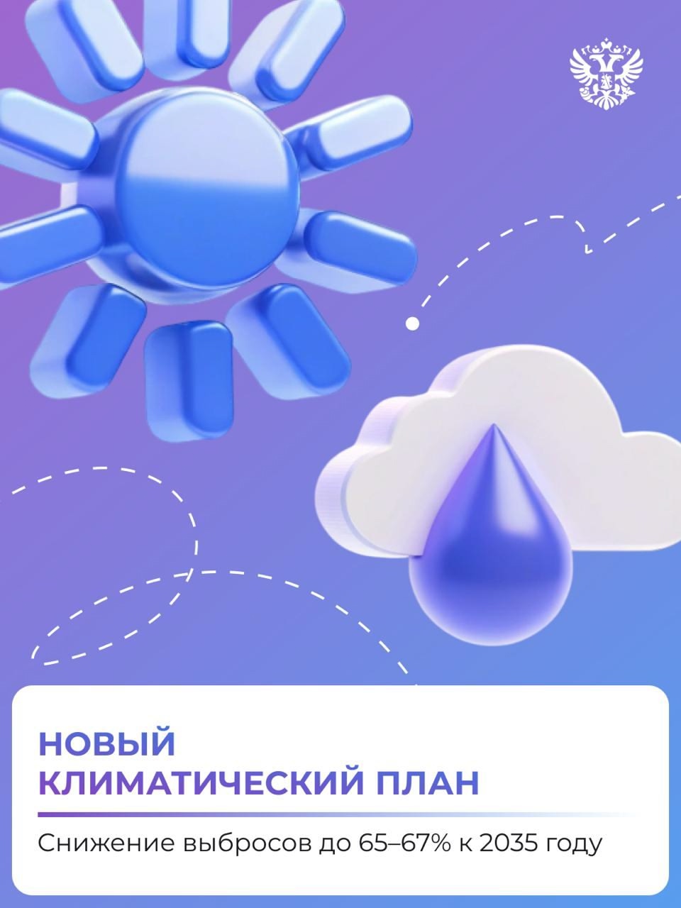 ОНУВсё, у нас новый план Россия поставила амбициозную цель — к 2035 году снизить выбросы парниковых газов до 65–67% от уровня 1990 года.
