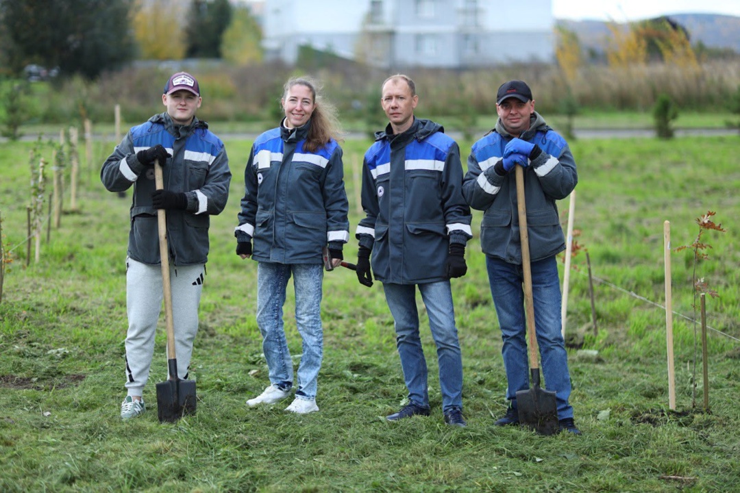 Наши яблони и рябинки! Мы продолжаем осенние посадки в рамках акции «Сохраним лес».