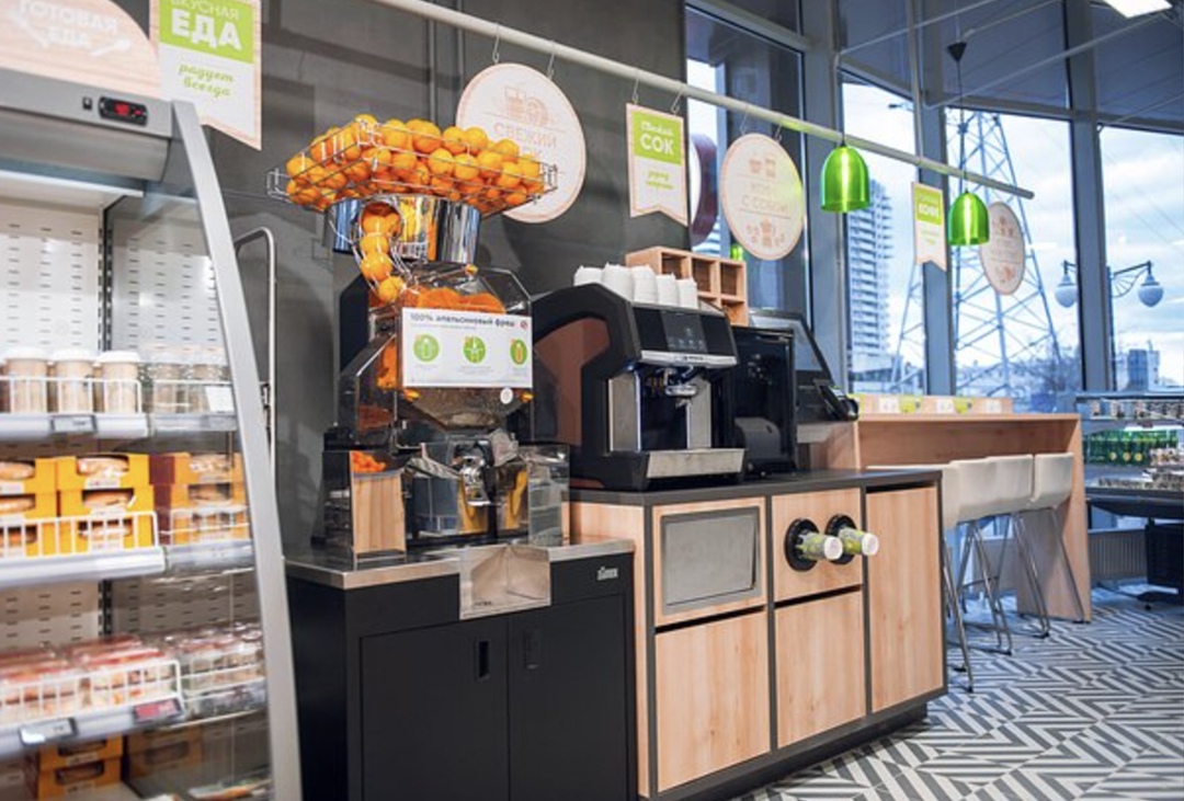 Торговая сеть «Пятерочка» по итогам второго квартала укрепила свои позиции среди компаний на российском рынке горячего кофе по объему продаж