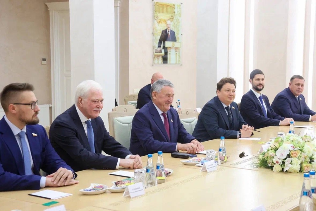 Состоялась встреча делегации Совета Федерации с Председателем Совета Республики Национального собрания Республики Беларусь Натальей Кочановой