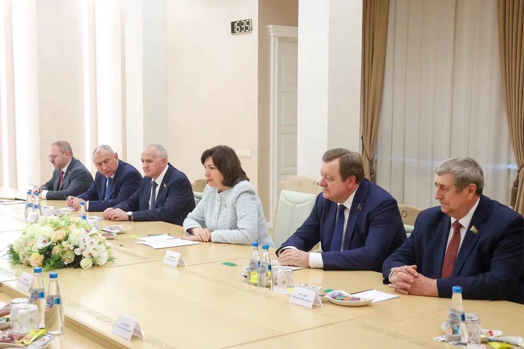 Состоялась встреча делегации Совета Федерации с Председателем Совета Республики Национального собрания Республики Беларусь Натальей Кочановой
