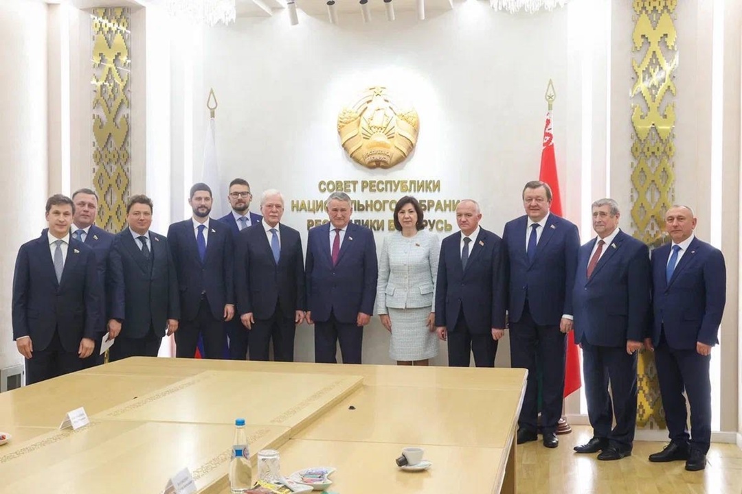 Состоялась встреча делегации Совета Федерации с Председателем Совета Республики Национального собрания Республики Беларусь Натальей Кочановой