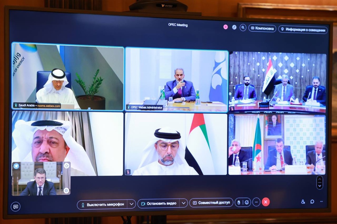 Александр Новак принял участие в заседании группы восьми стран ОПЕК+ .