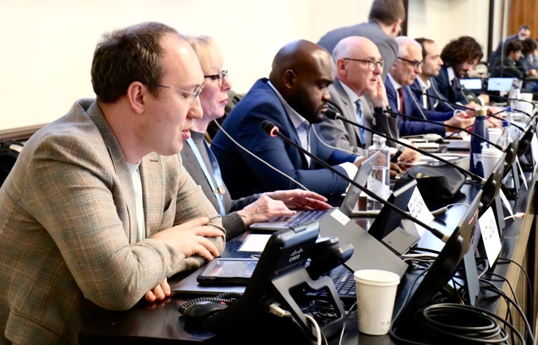 Директор по развитию законодательства в ТЭК РЭА Минэнерго России Алексей Туликов в ходе 12-й сессии Группы экспертов по энергоэффективности Комитета по…