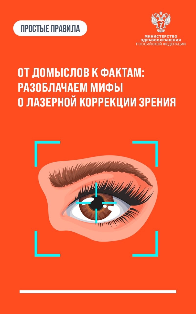 #ПростыеПравила: Мифы и правда о лазерной коррекции зрения