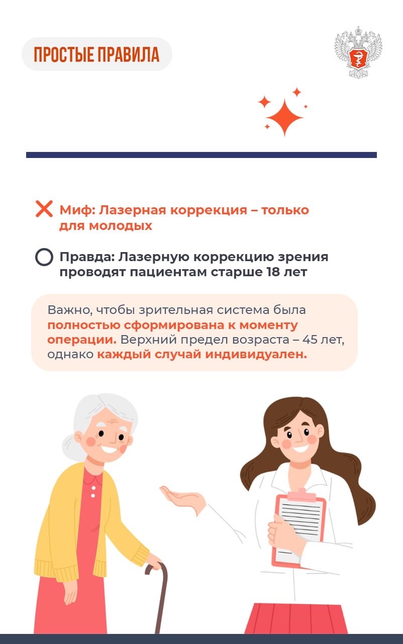 #ПростыеПравила: Мифы и правда о лазерной коррекции зрения