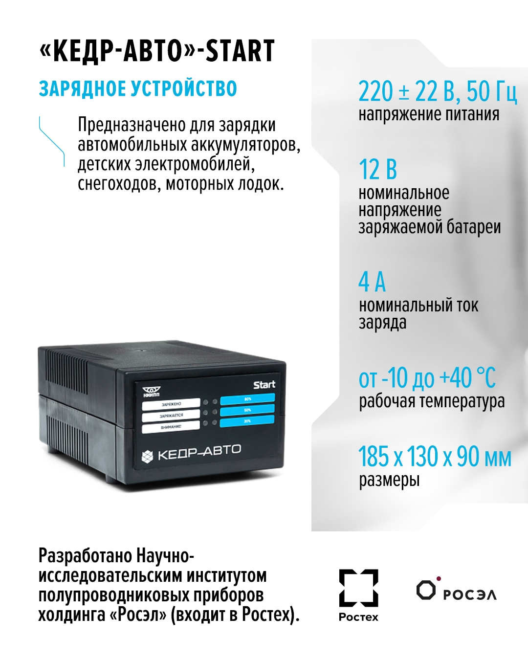 Зима близко! Если с утра авто преподнесло сюрприз, то такая зарядка будет незаменимым вариантом «спасения».