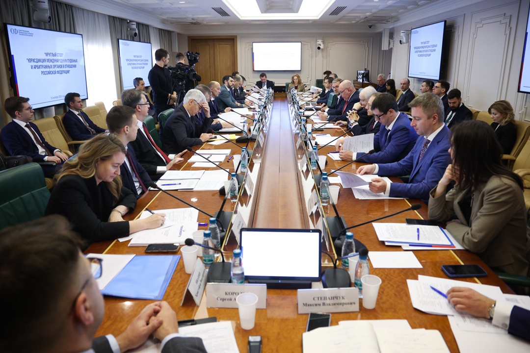 В верхней палате состоялся круглый стол, на котором обсуждались меры противодействия деструктивным решениям международных судебных органов